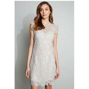 Elie Tahari Elegant Vintage Lace Dress Size 8, Retails $398